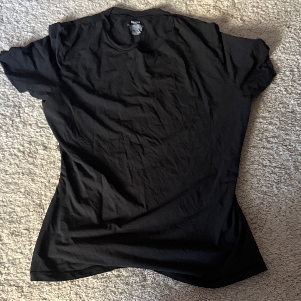 SKIMS Jet Black Crew Neck Tee